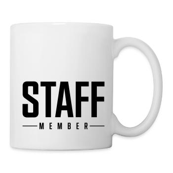Membre du personnel - Mug blanc - blanc - Droite