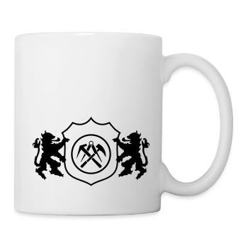 dachdecker wappen 1 - Tasse - Weiß - Rechts