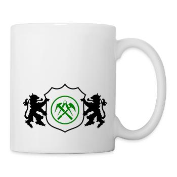 dachdecker wappen 1 - Tasse - Weiß - Rechts