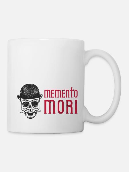 Memento mori / Latin quotation - Mug - white