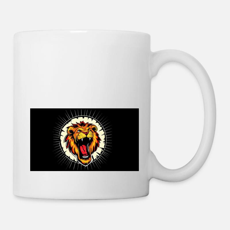 Design Lion - Mug blanc - blanc