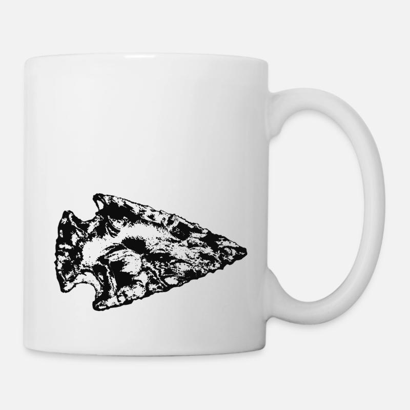 Pfeilspitze - Tasse - Weiß