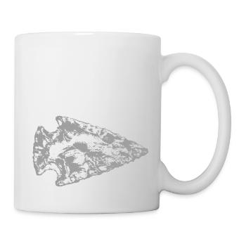 Pfeilspitze - Tasse - Weiß - Rechts