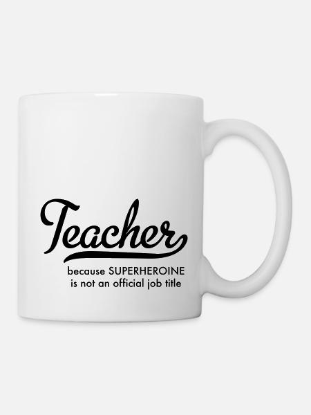 Enseignant - Mug blanc - blanc