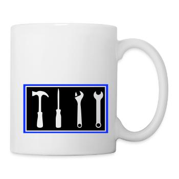 werkzeug - Tasse - Weiß - Rechts