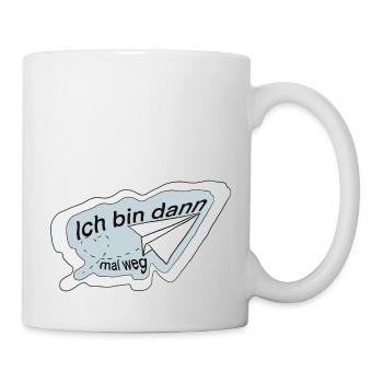 Ich bin dann mal weg - Tasse - Weiß - Rechts