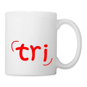 Triathlon Marathon Natation Bike Run - Mug blanc - blanc - Droite