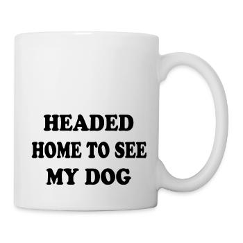 Hund Dog - Tasse - Weiß - Rechts