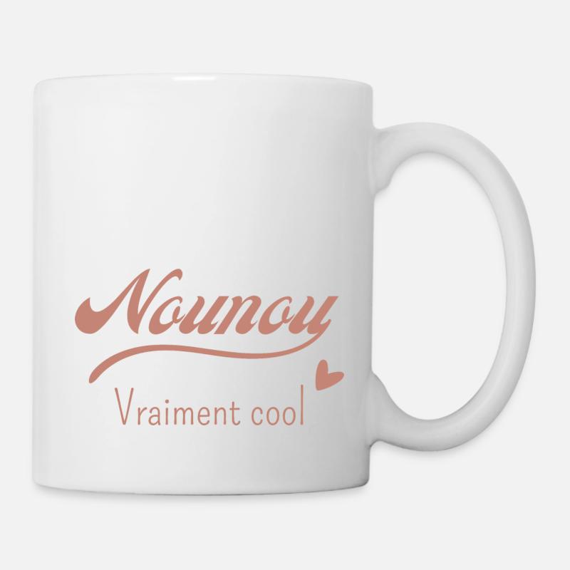 Nounou vraiment cool - Mug blanc - blanc
