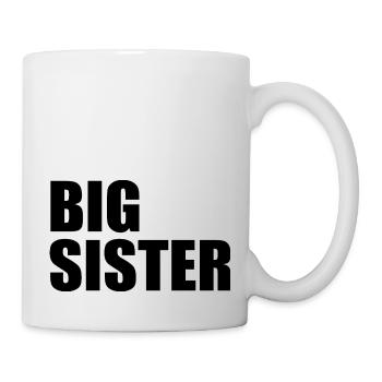 Big sister - Tasse - Weiß - Rechts