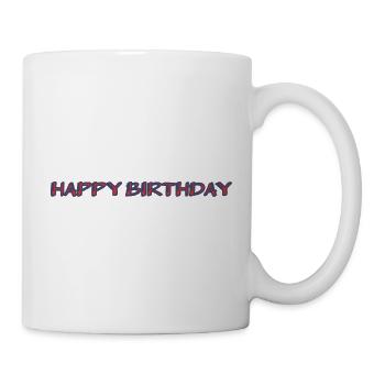 ALLES GUTE ZUM GEBURTSTAG. ALLES GUTE ZUM GEBURTSTAG. JAHRESTAG. - Tasse - Weiß - Rechts
