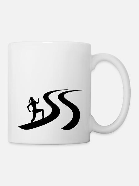 Triathlon Natation Bike Run Marathon - Mug blanc - blanc