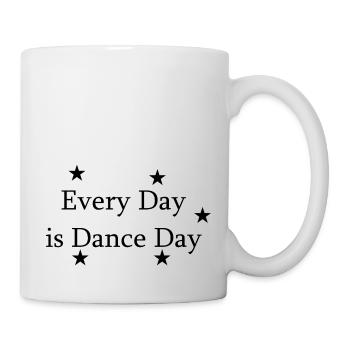 Danse Musique de danse - Mug blanc - blanc - Droite
