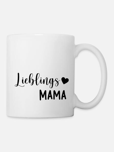 Lieblings Mama Geschenkidee - Tasse - Weiß