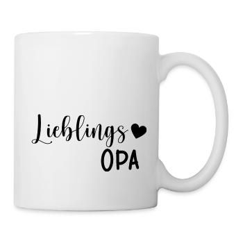 Lieblings Opa Geschenkidee - Tasse - Weiß - Rechts