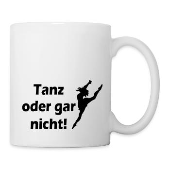 Dancing Dance Music - Tasse - Weiß - Rechts