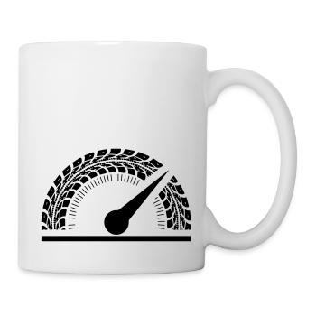 reifen tacho - Tasse - Weiß - Rechts