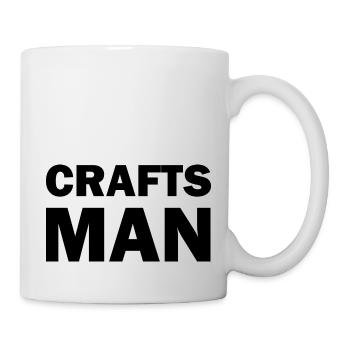 Handwerker Handyman Handwerk Werkzeug Baustelle - Tasse - Weiß - Rechts