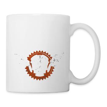 Fahrrad - Tasse - Weiß - Rechts