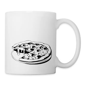 Pizza Fast Food Pizzeria - Mug - white - Right