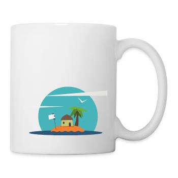Sommer - Tasse - Weiß - Rechts