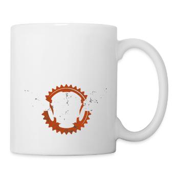 Fahrrad - Tasse - Weiß - Rechts