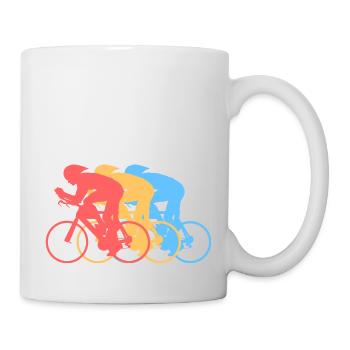 Fahrrad - Tasse - Weiß - Rechts