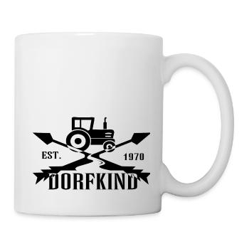 1970 dorfkind nr 1 - Tasse - Weiß - Rechts