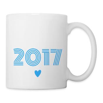 Born in 2017 boy - Mug - white - Right