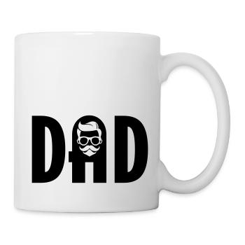 Dad Font Icon Logo - Mug - white - Right