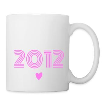Born in 2012 girl - Mug - white - Right