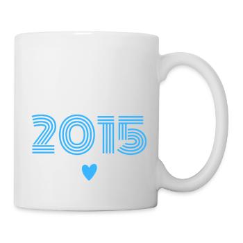 Born in 2015 boy - Mug - white - Right