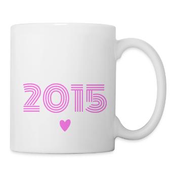 Born in 2015 girl - Mug - white - Right