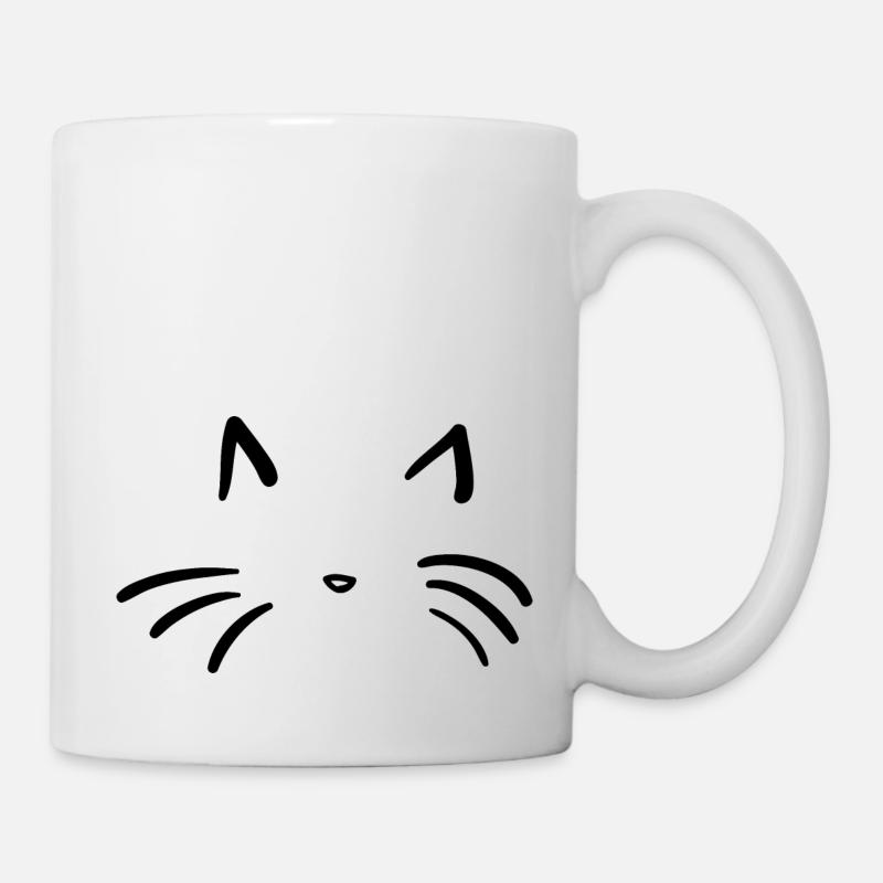 Katze - Tasse - Weiß