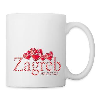 Croatia hrvatska croatia hrv travel europe zagreb - Mug - white - Right