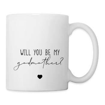 Will you be my Godmother? - Tasse - Weiß - Rechts