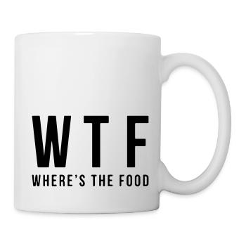 Wtf where's the food - Mug - white - Right
