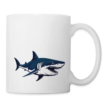 shark - Tasse - Weiß - Rechts