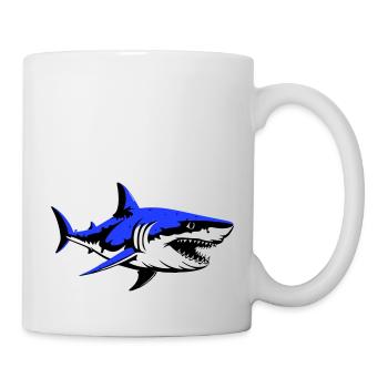 shark - Tasse - Weiß - Rechts