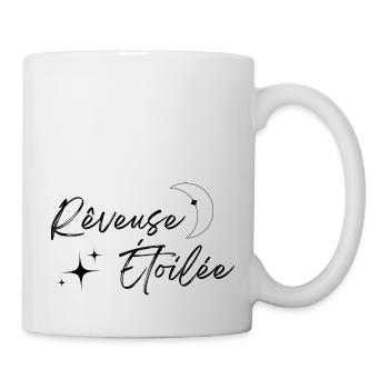 Rêveuse étoilée - Mug blanc - blanc - Droite