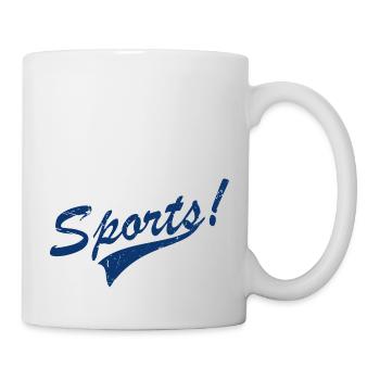 Vintage-Sport - Tasse - Weiß - Rechts