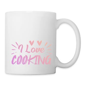 Ich liebe Kochen - Tasse - Weiß - Rechts