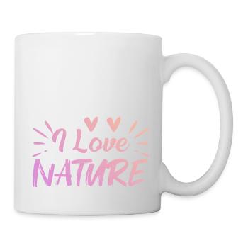 I love nature - Mug - white - Right
