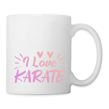 Ich liebe Karate - Tasse - Weiß - Rechts