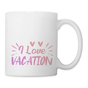 I love holidays - Mug - white - Right