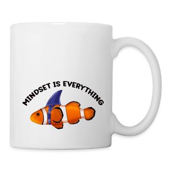 Clownfish, Motivational Quote Mindset - Mug - white - Right