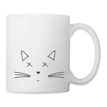 Katze - Tasse - Weiß - Rechts