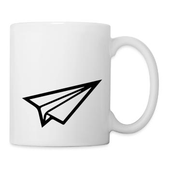 papierflieger 01 - Tasse - Weiß - Rechts