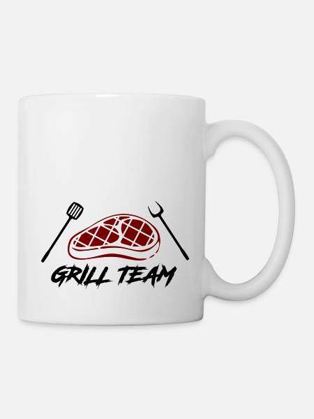 grill team - Tasse - Weiß