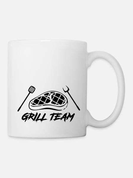 grill team - Tasse - Weiß